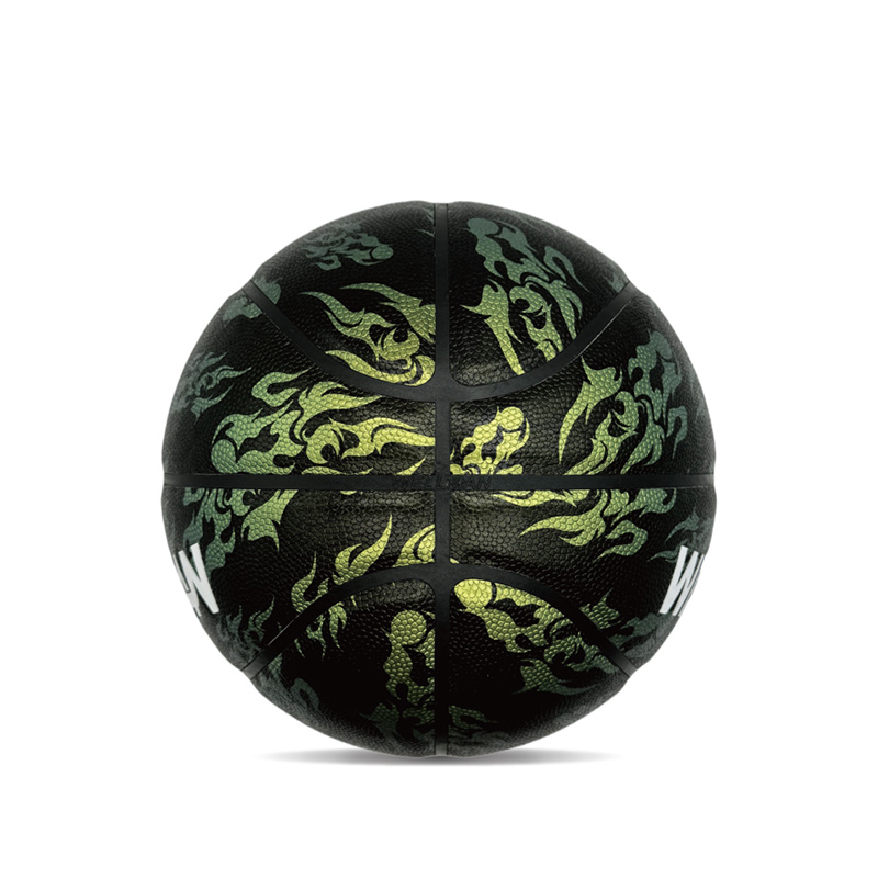 Vnútorná/vonkajšia hygroskopita Pu farebná tlačová basketbalová guľa