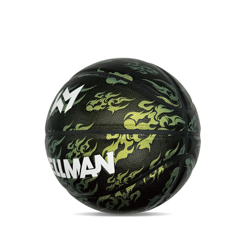 Vnútorná/vonkajšia hygroskopita Pu farebná tlačová basketbalová guľa