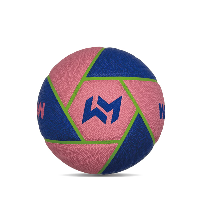 Individuálne navrhnuté špeciálne tvarované vnútorné vonkajšie výcvik vlhkosti absorbujúce PU basketbal