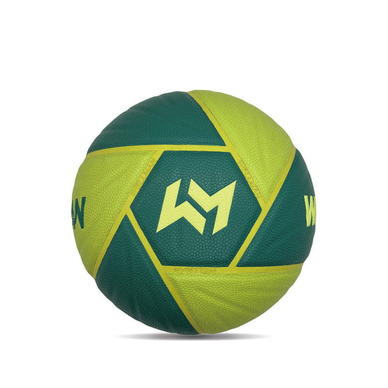 Individuálne navrhnuté špeciálne tvarované vnútorné vonkajšie výcvik vlhkosti absorbujúce PU basketbal