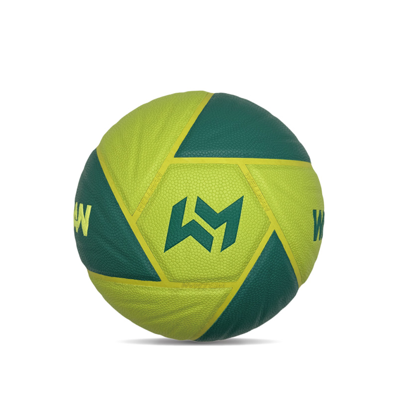 Individuálne navrhnuté špeciálne tvarované vnútorné vonkajšie výcvik vlhkosti absorbujúce PU basketbal